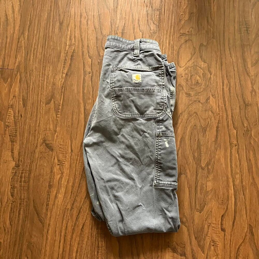 Carhartt Women's Grey and Blue Trousers